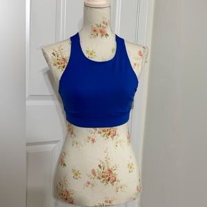 Lululemon sports bra size8 blue